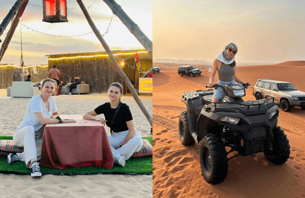 vip desert safari with quad bike